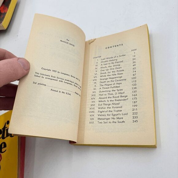 Great Pyramid Mystery vintage paperback 1963 SBS T-33 de Wolfe Morgan Pharoah - Picture 6 of 6